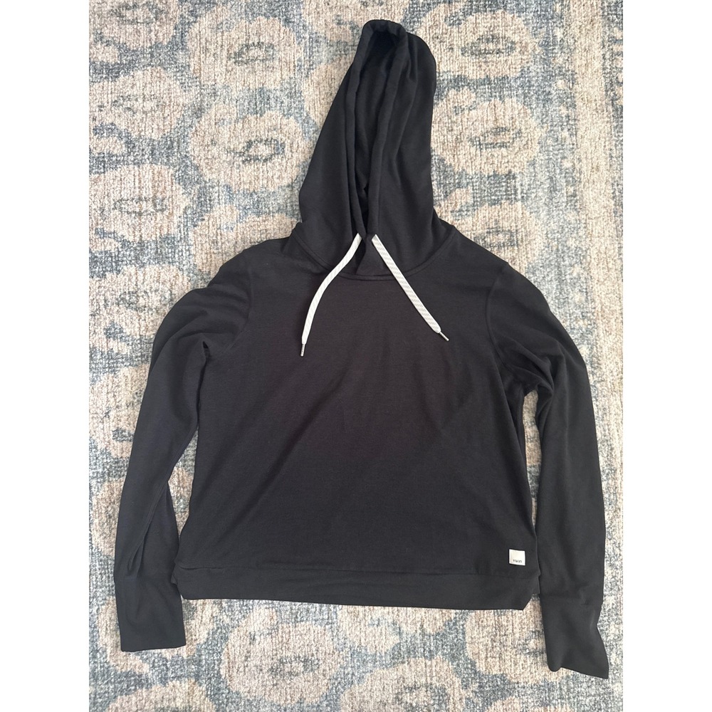 Vuori‎ Halo Essential Hoodie Black Size Small Excellent Condition